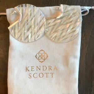 Kendra Scott Kai Bright Silver Hoop